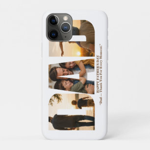 Capa Para iPhone 11 Pro Cartão de Colagem de Fotos Personalizado do Dia do