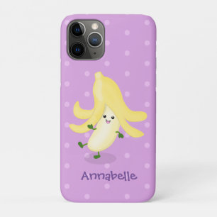 Capa Para iPhone 11 Pro Cartoon de banana kawaii