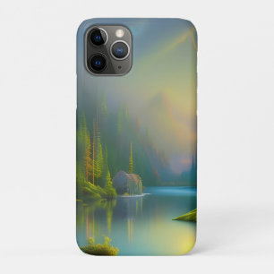 Capa Para iPhone 11 Pro Casa doce na floresta