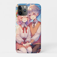 Casal de anime Fofinho bonito, romântico