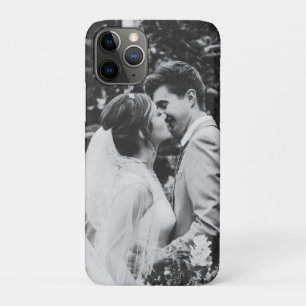 Capa Para iPhone 11 Pro Casamento Simples Foto Recém-Casados Casal