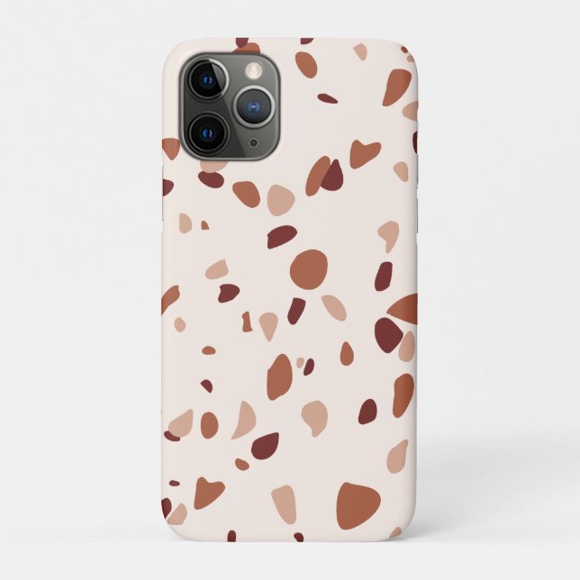 Capa Para iPhone 11 Pro Caso do Modern Boho Terrazzo Pattern iPhone 11 Pro (Verso)