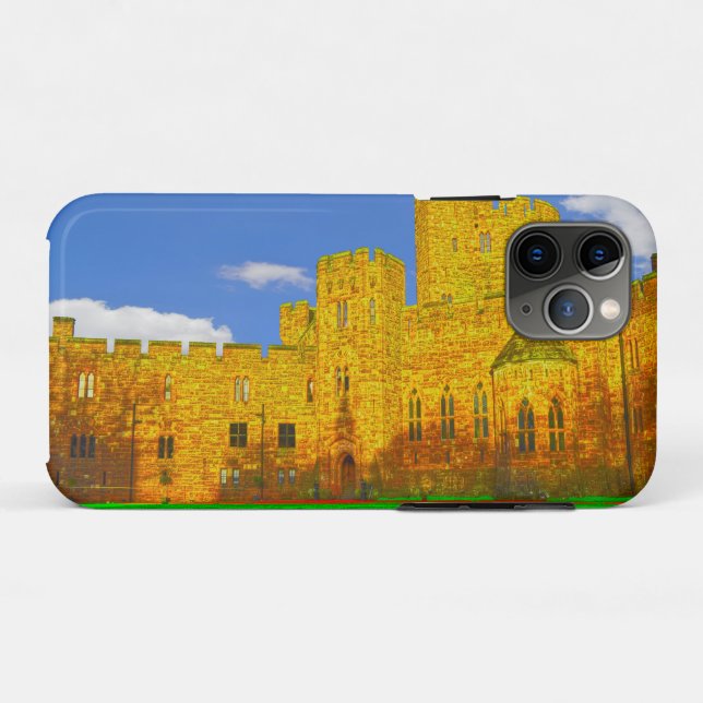 Capa Para iPhone 11 Pro Castelo de Peckforton em Tarporley, Cheshire (Verso (horizontal))