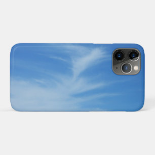 Capa Para iPhone 11 Pro Céu Azul com Nuvens Brancas Foto Abstrata da Natur