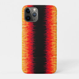 Capa Para iPhone 11 Pro Chamas Red Hot Rod