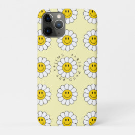 Capa Para iPhone 11 Pro Chamomile Flower Engraçado Trendência Floral Desig