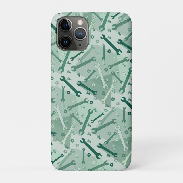 Capa Para iPhone 11 Pro Chave inglesa, Loucos e parafusos (Verso)