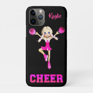 Capa Para iPhone 11 Pro Cheerleader Louro Cute Personalizado