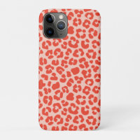 Cheetah Impressão Pattern Red