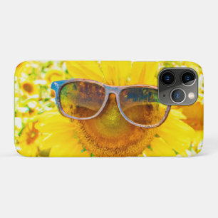 Capa Para iPhone 11 Pro Chic de Sombreados de Girassol