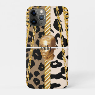 Capa Para iPhone 11 Pro Chic Selvagem Luxuoso Estiloso Feminino Aniversári