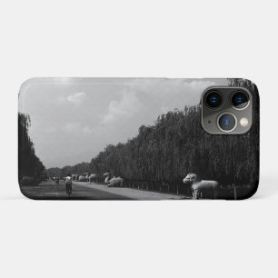 Capa Para iPhone 11 Pro China Antiga Pekin belo caminho túmulos de ming