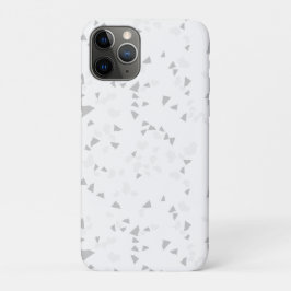 Capa Para iPhone 11 Pro Cinza branca Terrazzo Mínimo moderno