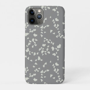 Capa Para iPhone 11 Pro Cinza terrazzo Mínimo moderno