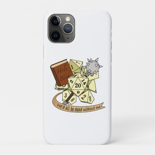 Capa Para iPhone 11 Pro Cleric Dice Design (Verso)
