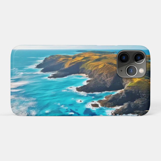 Capa Para iPhone 11 Pro Clipes Oceânicos: Curta Selvagem (Verso (horizontal))
