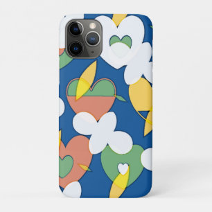 Capa Para iPhone 11 Pro Cloudy Big Heart Kawaii