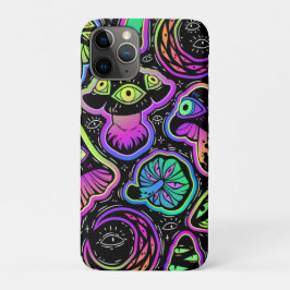 Capa Para iPhone 11 Pro Cogumelos Trippy