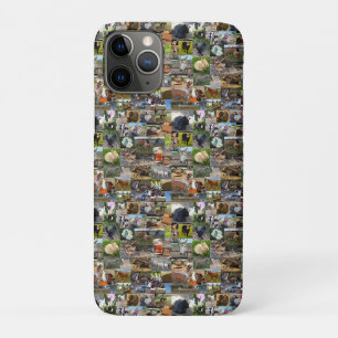 Capa Para iPhone 11 Pro Colagem de Fotografias com Vida na fazenda,