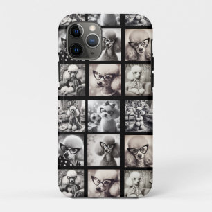 Capa Para iPhone 11 Pro Colagem de Fotos Divertidas 9 Imagens