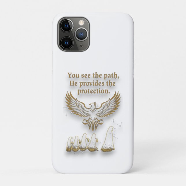 Capa Para iPhone 11 Pro Coleção de Roupas Espirituais Visão Divina  (Verso)
