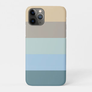 Capa Para iPhone 11 Pro Combo de cinco cores - Turquesa bege castanho azul