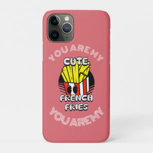 Capa Para iPhone 11 Pro Comida, Fritas Francesas Bonitas, Personalizar Pre