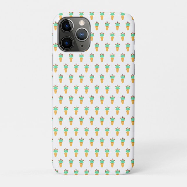 Capa Para iPhone 11 Pro cone sorvete (Verso)