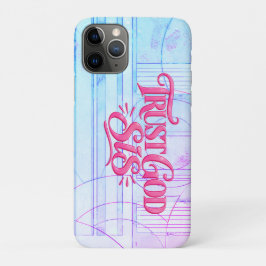 Capa Para iPhone 11 Pro Confie em Deus Irmã, Ele te tem