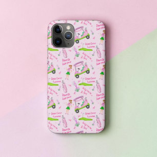 Capa Para iPhone 11 Pro Conscientização sobre o Câncer de Mama Swing Pink