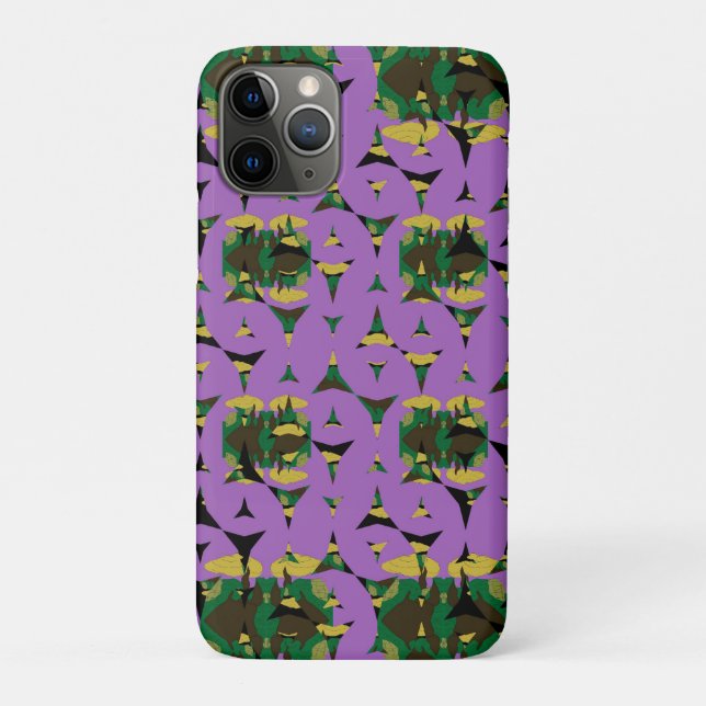 Capa Para iPhone 11 Pro Contained Sky Flame Pinwheels (Verso)