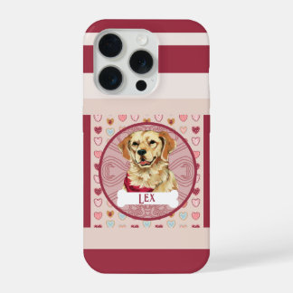 Capa para iPhone 11 Pro Coração de Golden Retrieve