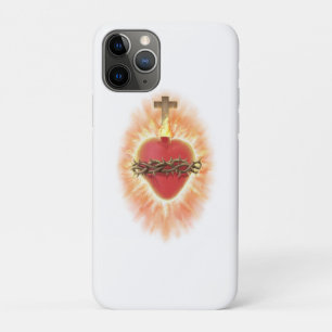 Capa Para iPhone 11 Pro Coração Sagrado de Jesus