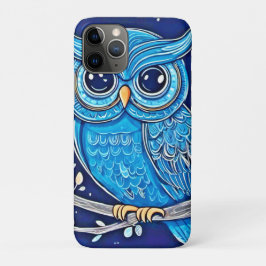 Capa Para iPhone 11 Pro Coruja de Giz Caprichosa