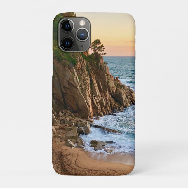 Capa Para iPhone 11 Pro Costa Espanhola, praia (Verso)