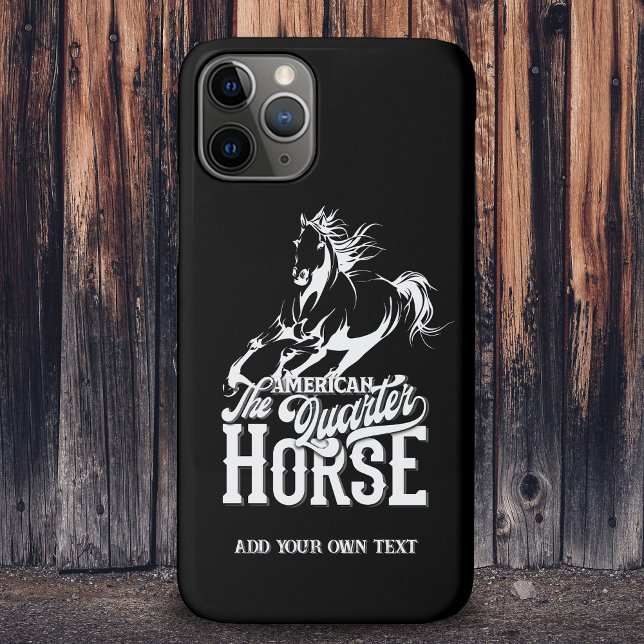 Capa Para iPhone 11 Pro Cowboy cowboy do quarto americano oeste (American quarter horse Cowboy Cowgirl western Case-Mate iPhone Case)
