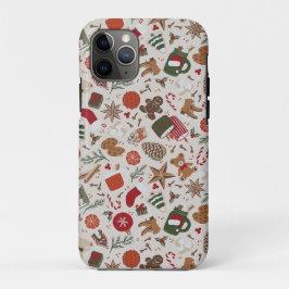 Capa Para iPhone 11 Pro Cozy Natal & Spice