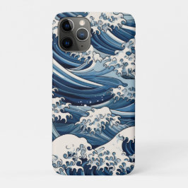 Capa Para iPhone 11 Pro Crestas Epheméricas: Ondas Hokusai Reimaginadas