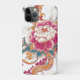 Capa Para iPhone 11 Pro Crimson Bloom