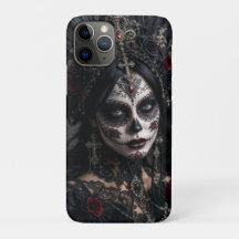 Crimson Gótico Calavera – Rosa Negra