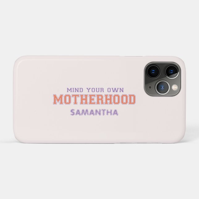 Capa Para iPhone 11 Pro Cuide da sua própria maternidade (Verso (horizontal))