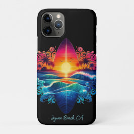 Capa Para iPhone 11 Pro Curvas de surfe solares-