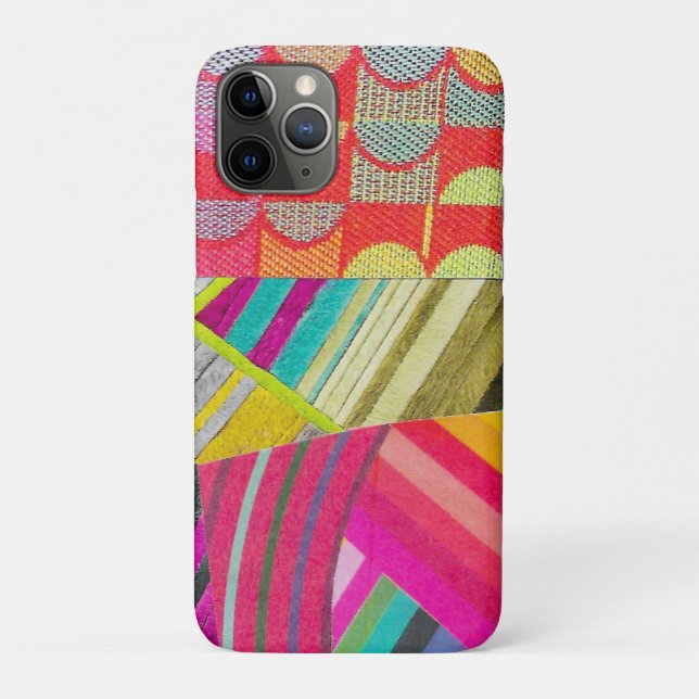 Capa Para iPhone 11 Pro D é para colagem de diagonais e curvas  (Verso)