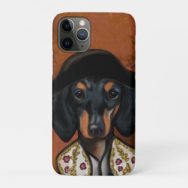 CAPA PARA iPhone 11 PRO DACHSHUND (Verso)