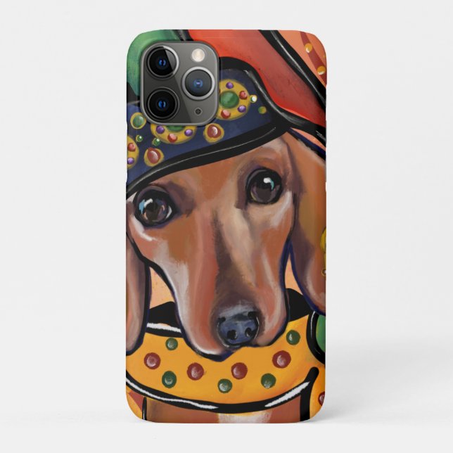 CAPA PARA iPhone 11 PRO DACHSHUND     (Verso)