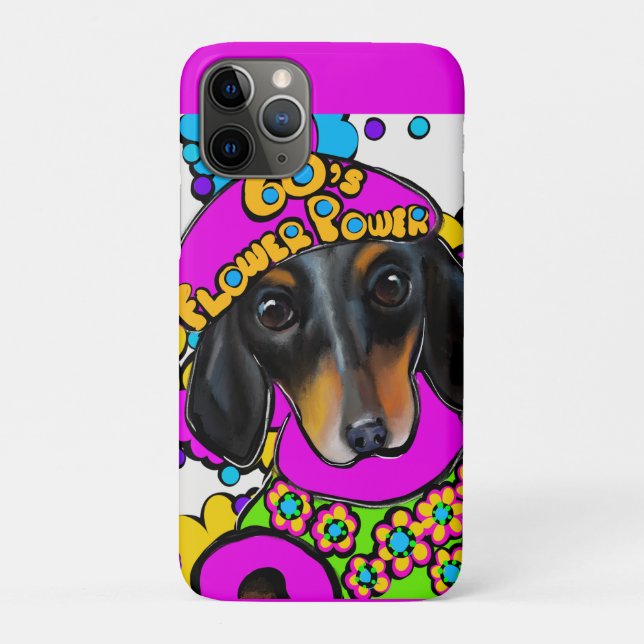 CAPA PARA iPhone 11 PRO DACHSHUND (Verso)
