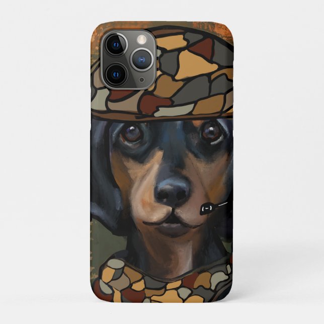 CAPA PARA iPhone 11 PRO DACHSHUND (Verso)