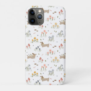 Capa Para iPhone 11 Pro Dachshund Lover Weiner Cão Enchido Cão Cão Selvage
