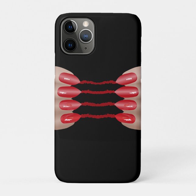 Capa Para iPhone 11 Pro Dedo de vampiro V.2 (Verso)
