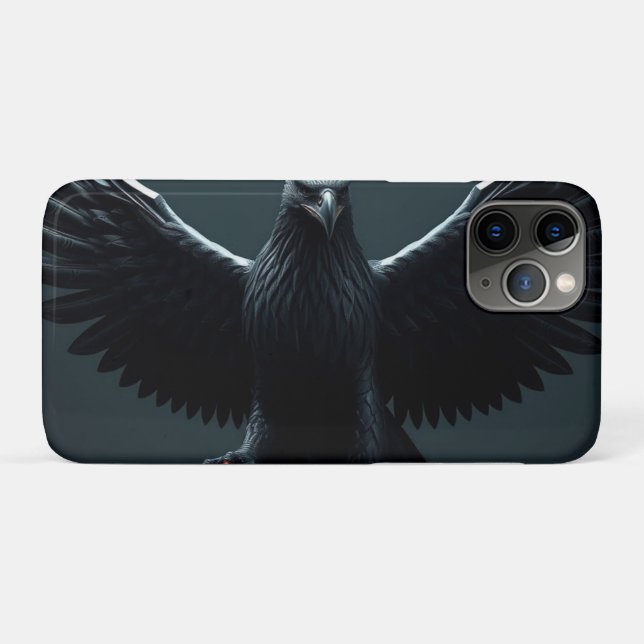 Capa Para iPhone 11 Pro „Der Nachtadler“ (Verso (horizontal))